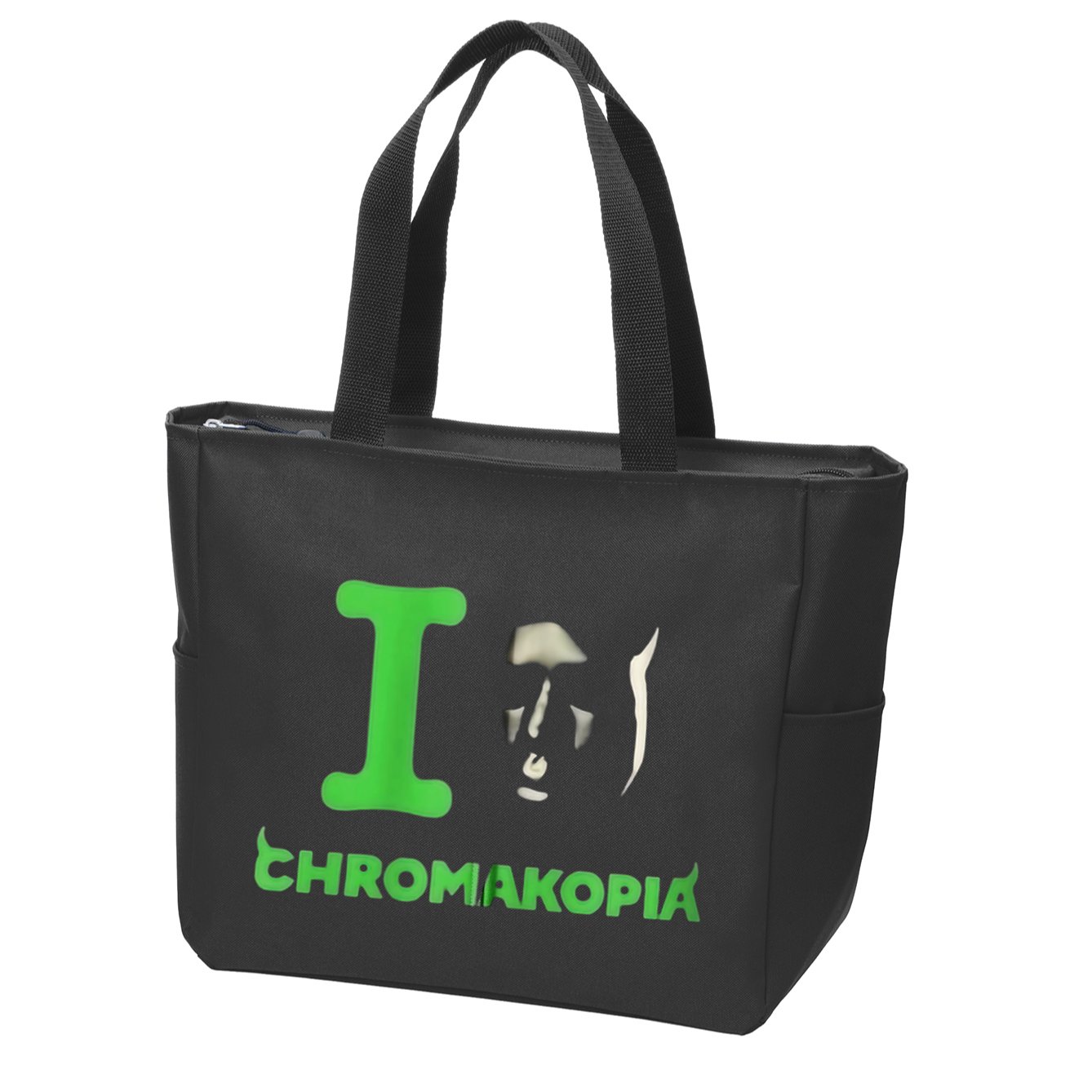 Mask Zip Zip Tote Bag