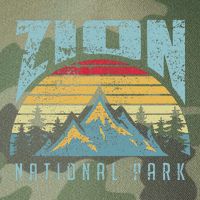 Mt Zion National Park Utah Legacy Tie Dye Trucker Hat