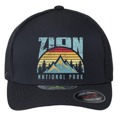 Mt Zion National Park Utah Flexfit Unipanel Trucker Cap