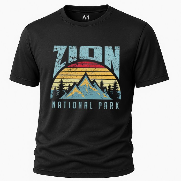 Mt Zion National Park Utah Cooling Performance Crew T-Shirt