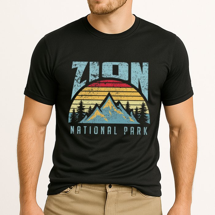 Mt Zion National Park Utah Cooling Performance Crew T-Shirt
