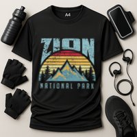 Mt Zion National Park Utah Cooling Performance Crew T-Shirt
