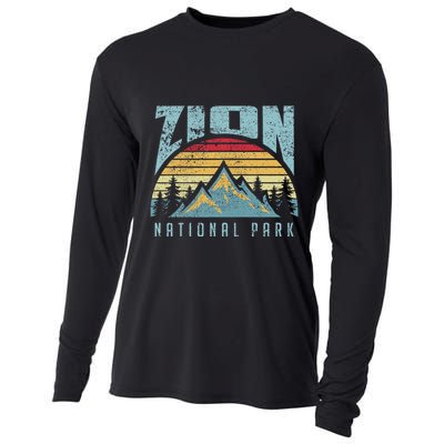 Mt Zion National Park Utah Cooling Performance Long Sleeve Crew