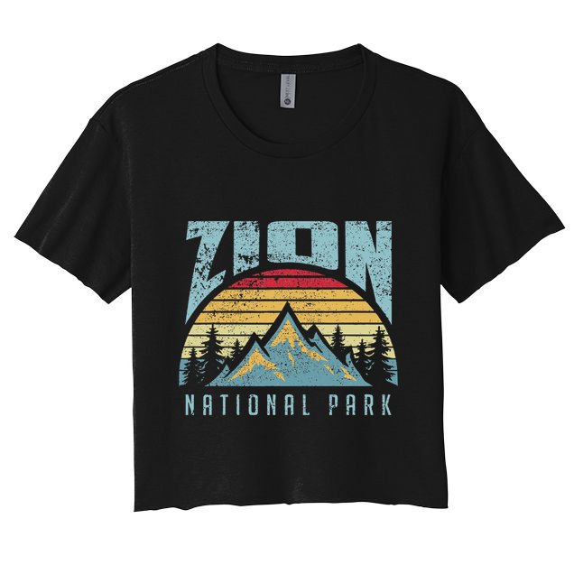Mt Zion National Park Utah Crop Top