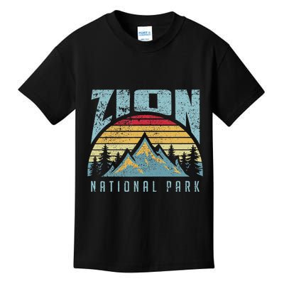 Mt Zion National Park Utah Kids T-Shirt