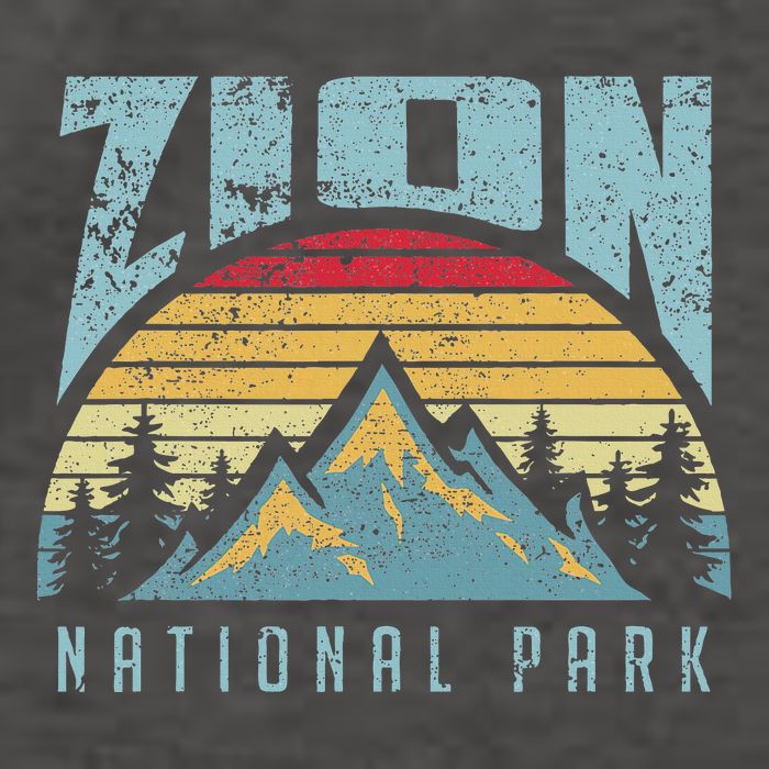 Mt Zion National Park Utah Vector Backpack