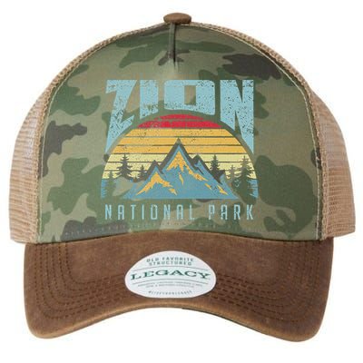 Mt Zion National Park Utah Legacy Tie Dye Trucker Hat