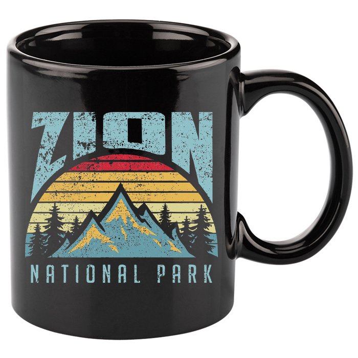 Mt Zion National Park Utah 11oz C Handle Ceramic Mug
