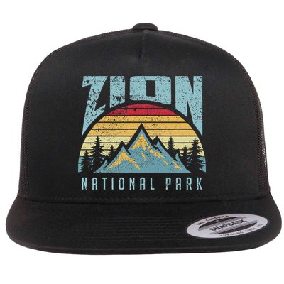 Mt Zion National Park Utah Flatbill Hat