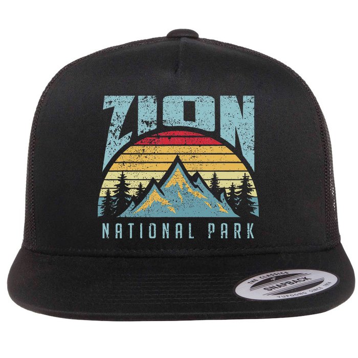 Mt Zion National Park Utah Flatbill Hat