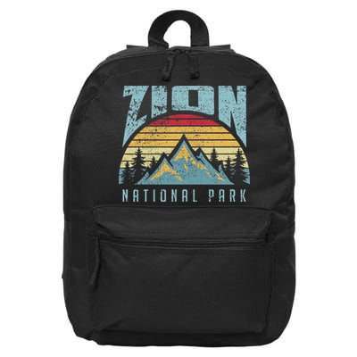 Mt Zion National Park Utah 16 in Basic Backpack
