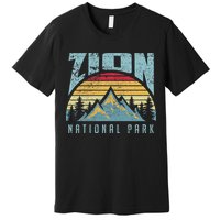Mt Zion National Park Utah Premium T-Shirt