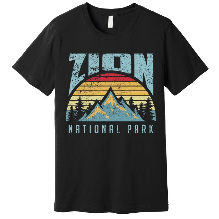 Mt Zion National Park Utah Premium T-Shirt