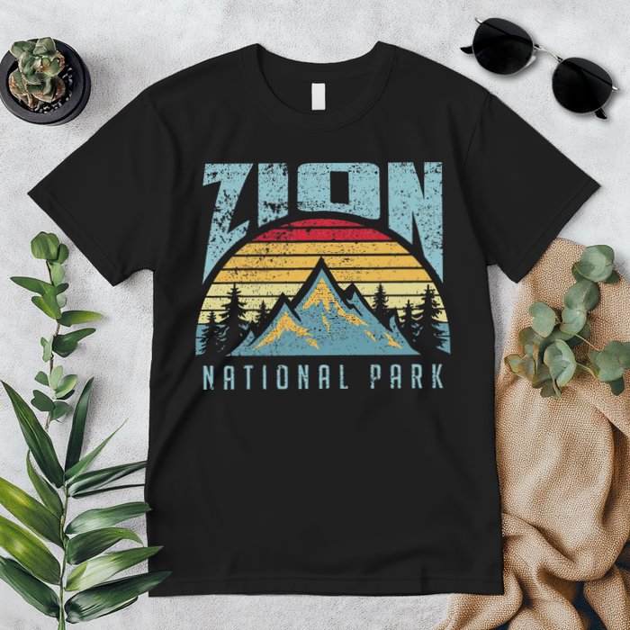 Mt Zion National Park Utah Premium T-Shirt