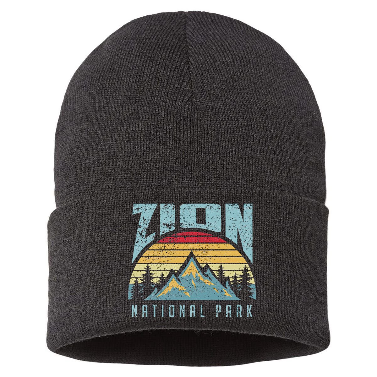 Mt Zion National Park Utah Sustainable Knit Beanie