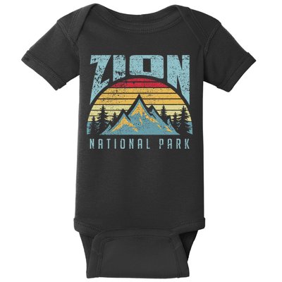Mt Zion National Park Utah Baby Bodysuit