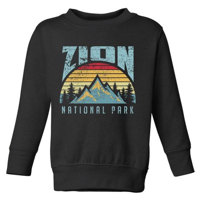 Mt Zion National Park Utah Toddler Sweatshirt