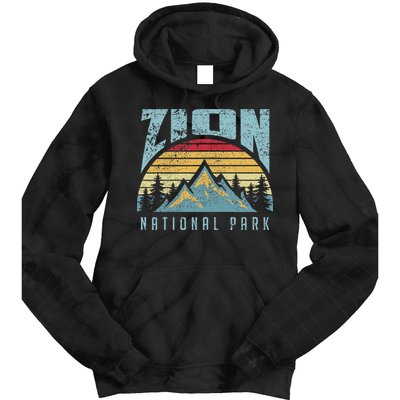 Mt Zion National Park Utah Tie Dye Hoodie