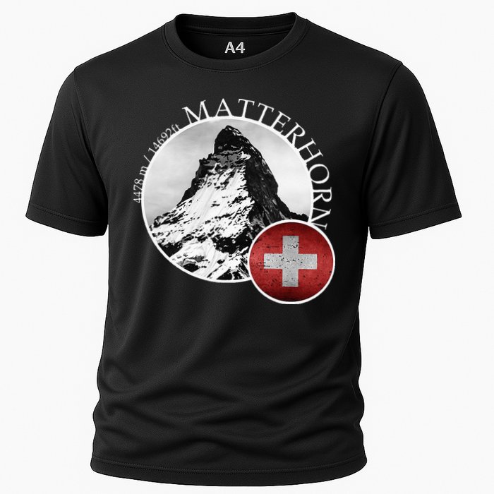 Matterhorn Zermatt Switzerland Alps Cooling Performance Crew T-Shirt