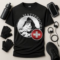 Matterhorn Zermatt Switzerland Alps Cooling Performance Crew T-Shirt