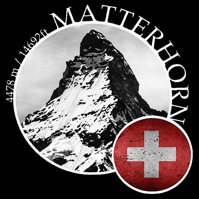 Matterhorn Zermatt Switzerland Alps Cooling Performance Crew T-Shirt