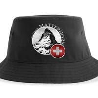 Matterhorn Zermatt Switzerland Alps Sustainable Bucket Hat