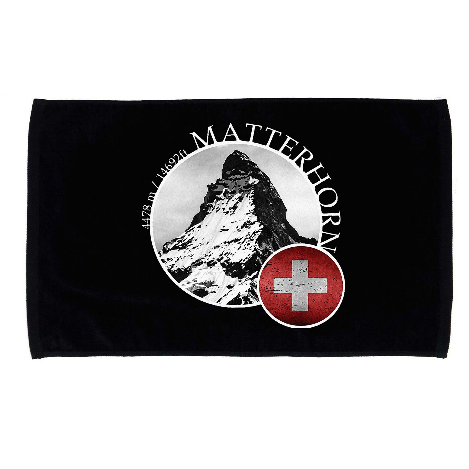 Matterhorn Zermatt Switzerland Alps Microfiber Hand Towel
