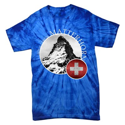 Matterhorn Zermatt Switzerland Alps Tie-Dye T-Shirt