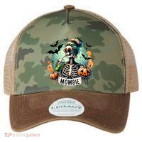 Mombie Zombie Spooky Mama Retro Legacy Tie Dye Trucker Hat