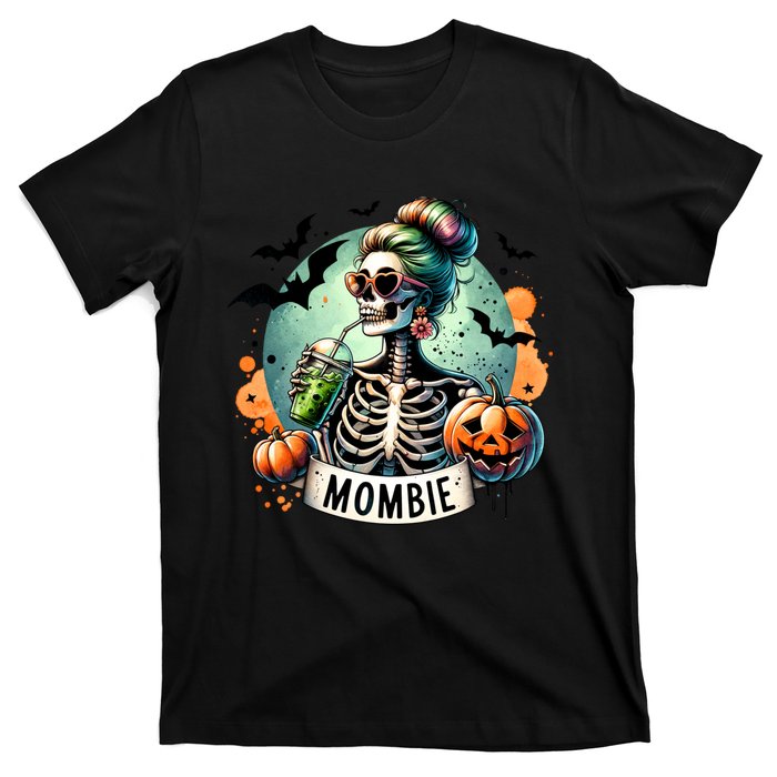 Mombie Zombie Spooky Mama Retro T-Shirt