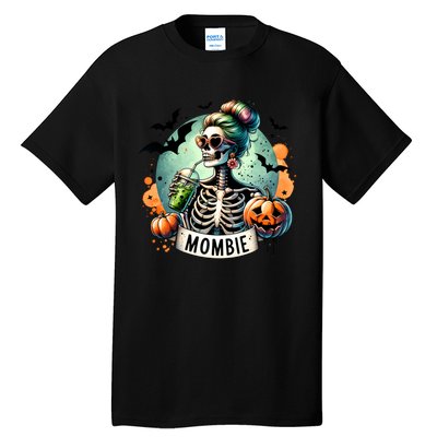 Mombie Zombie Spooky Mama Retro Tall T-Shirt