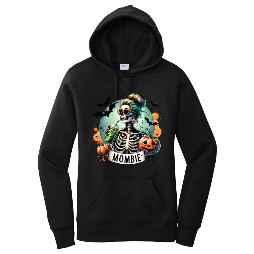 Mombie Zombie Spooky Mama Retro Women's Pullover Hoodie