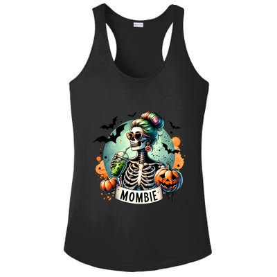 Mombie Zombie Spooky Mama Retro Ladies PosiCharge Competitor Racerback Tank