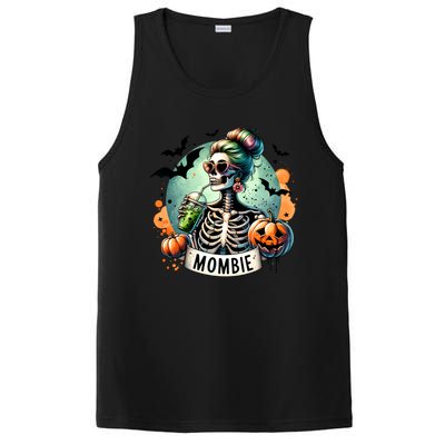 Mombie Zombie Spooky Mama Retro PosiCharge Competitor Tank