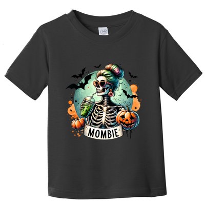 Mombie Zombie Spooky Mama Retro Toddler T-Shirt