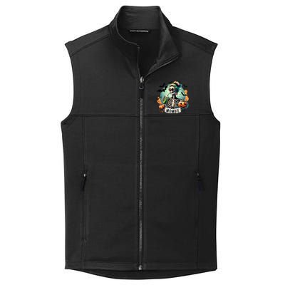 Mombie Zombie Spooky Mama Retro Collective Smooth Fleece Vest