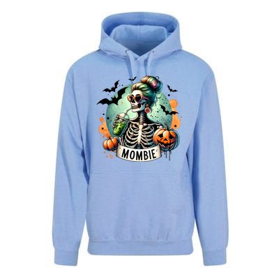 Mombie Zombie Spooky Mama Retro Unisex Surf Hoodie