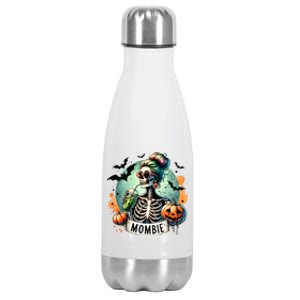 Mombie Zombie Spooky Mama Retro Stainless Steel Insulated Water Bottle