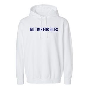 Manuel Zambrano Wearing No Time For Giles Garment-Dyed Fleece Hoodie