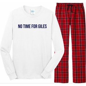 Manuel Zambrano Wearing No Time For Giles Long Sleeve Pajama Set