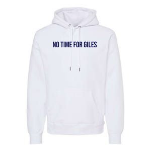 Manuel Zambrano Wearing No Time For Giles Premium Hoodie