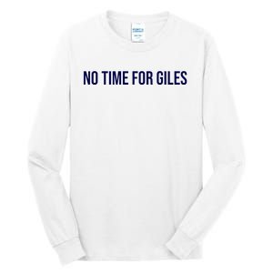 Manuel Zambrano Wearing No Time For Giles Tall Long Sleeve T-Shirt