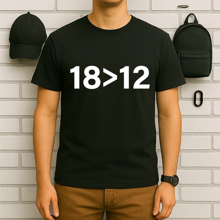 Mike Zarren Wearing 18 Bigger 12 T-Shirt
