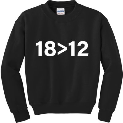Mike Zarren Wearing 18 Bigger 12 Kids Sweatshirt