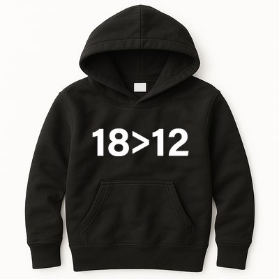 Mike Zarren Wearing 18 Bigger 12 Kids Hoodie
