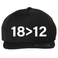 Mike Zarren Wearing 18 Bigger 12 Wool Snapback Cap
