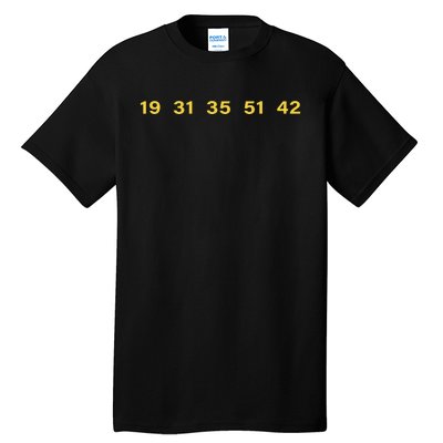 Neilthebeerman 19 31 35 51 42 Tall T-Shirt