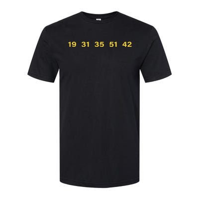 Neilthebeerman 19 31 35 51 42 Softstyle CVC T-Shirt