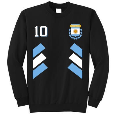 Number 10 Argentina Soccer Jersey Argentinian Football Sweatshirt