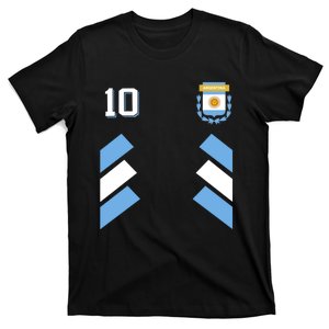 Number 10 Argentina Soccer Jersey Argentinian Football T-Shirt